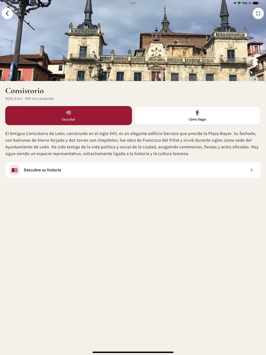 Ficha del Consistorio de León